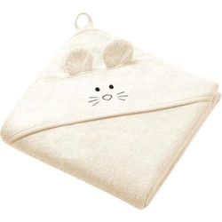 купить Аксессуар для купания BabyOno 1553/07 Prosop din bambus de baie cu gluga crema 100x100 в Кишинёве 