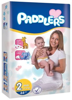 Подгузники Paddlers Standart №2 Mini 3-6kg 44