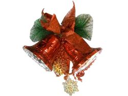 Decoratiune pentru brad "2 clopotei" 15cm
