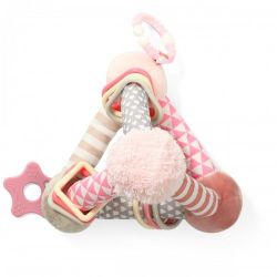 BabyOno Образовательная игрушка Pyramid Pink