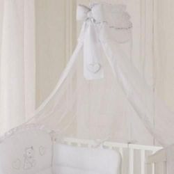 cumpără Pătuț Italbaby 800.0040 Круговой тюлевый полог с оборкой Love în Chișinău 