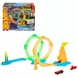 cumpără Mașină Hot Wheels JMG49 Pistă Neon Speeders Buclă dublă în Chișinău 