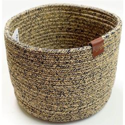 купить Короб для хранения H&S 48394.1 Плетеная корзина 20x15 см, высокая, круглая в Кишинёве 