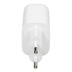 Wall Charger Rivacase PS4191 WD4, + Type-C-C to Type-C, 20W, White