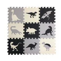cumpără Covoraș de joacă Essa HK-KL001 Covoraș puzzle educativ Dinozauri, 9elem. în Chișinău 