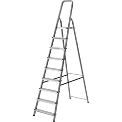 купить Лестница Lider-Tech 1130109 Scara cu suport metal, 9 trepte, H=2.66m, sarcina max.150kg в Кишинёве 