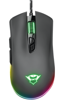 Mouse Trust GXT 900 Qudos RGB Gaming, Black