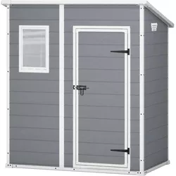 cumpără Căsuţă de grădină Keter 56114 Casuta de gradina Manor Pent 6x4 183.5x111x200.5cm, gri în Chișinău 