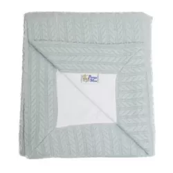 cumpără Lenjerie de pat pentru copii PernaMea Paturica tricotata 100x100cm Turcoaz (PM.101352/3) în Chișinău 