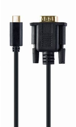 Cable   Type-C to VGA 2.0m Cablexper, 1920 x 1080 at 60 Hz, A-CM-VGAM-01