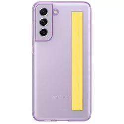 cumpără Husă pentru smartphone Samsung EF-XG990 Clear Strap Cover Lavender în Chișinău 