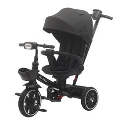 купить Велосипед-коляска Richi (64620) Tricicleta neagra pentru copii (JTR189) в Кишинёве 