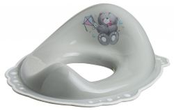 купить Детский горшок Bisk 07766 Reductor wc p/u copii cu cauciuc antiderapant, alb (desen ursulet) в Кишинёве 