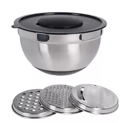 cumpără Răzător Excellent Houseware 52610 Razatoare cu recipient-bol + 3 lame D26cm, H14cm în Chișinău 