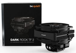 AC be quiet! "Dark Rock TF 2" (11,1-27,1dBA, 1400RPM, 2x135mm, PWM, 230W, 6/6mm Heatpipes, 945g.)