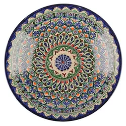 cumpără Farfurie Rishtan Ceramic Lyagan Mehrob 45cm, pictata manual, ceramica în Chișinău 