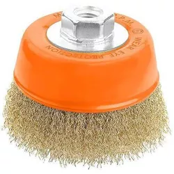 купить Набор головок, бит, насадок Wokin Чашечная проволочная щетка с гайкой 125 мм M14x2 (Промышленная) (770005) в Кишинёве 