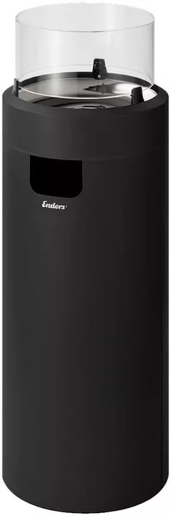 cumpără Încălzitor de exterior Enders Semineu pe gaz Nova Led L, Black/Silver (560133) în Chișinău 