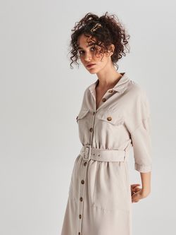 Платье CROPP Бежевый ww045-84x