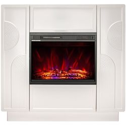 купить Камин электрический ArtFlame Flow & Lorance, 1100x1100x300mm, Alb в Кишинёве 