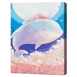 купить Картина по номерам Art Gallery EX8524 Pe valurile somnului 30x40cm Eco в Кишинёве 