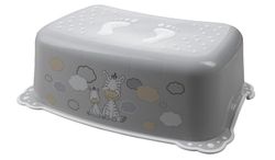 купить Детский горшок Bisk 08319 Taburet inaltator pentru copii Zebra, antiderapant, gri в Кишинёве 