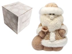 Suvenir "Santa cu o punga" Knitted Style 20cm