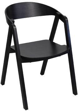 купить Стул Deco Guru Black+Black Leg в Кишинёве 