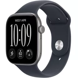 купить Смарт часы Apple Watch Series 12 GPS 42mm Space Grey Aluminium Case with Navy Blue Sport Band M/L MJE94 в Кишинёве 