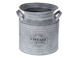 Кашпо "Бидон металлический" Vintage 22cm