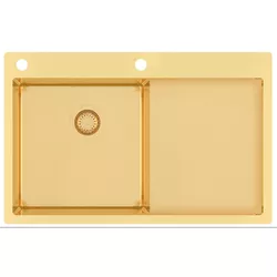 cumpără Chiuvetă bucătărie Helika-AquaSanita TERRA101N-L-G NANO în Chișinău 