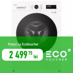 купить Стиральная машина с фронтальной загрузкой LG F4X1009NWB в Кишинёве 