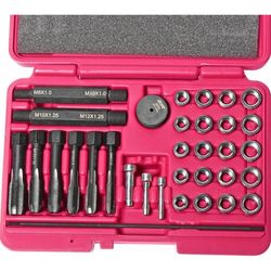 купить Набор ручных инструментов JTC JTC-4053 Набор метчиков для восстановления резьбы (свечи накаливания) 33 ед. в Кишинёве 