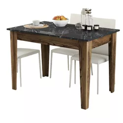 купить Стол Trendy Kiev 509-Nuc, Negru 110x75x72cm в Кишинёве 