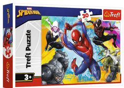 купить Головоломка Trefl 18307 Puzzles 30 Spider-Man's colors Disney Marvel Spiderman в Кишинёве 