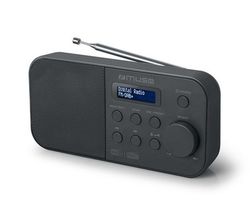 MUSE M-109 DB, Tuner DAB+, FM PLL Radio, Black