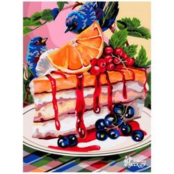 Рисование по номерам на холсте 30x40 Yтренний десерт