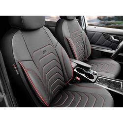 cumpără Husă pentru auto Pigeon Set OTOM CORE negru cu rosu COR3202 2+1 în Chișinău 