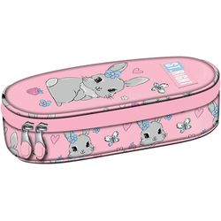 cumpără Penar școlar St.RIGHT 56686 Penar 23x9.5x6cm Cute Rabbit, textil în Chișinău 