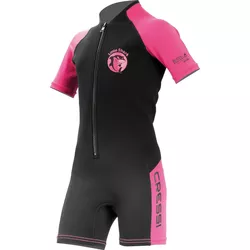 cumpără Accesoriu pentru înot Cressi-Sub Little Shark Jr Shorty Wetsuit S/L 2mm Black/Pink Y 9/10 (Dg003106) în Chișinău 
