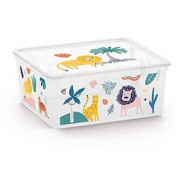 cumpără Cutie depozitare KIS 54524 Cutie cu capac C-box M Wild Animals 18l, 40x34xH17cm în Chișinău 