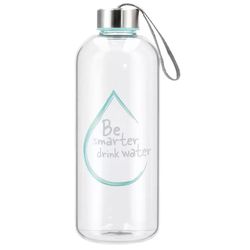купить Бутылочка для воды Xavax 111471 Water Power Glass Drinks Bottle turquoise 1l в Кишинёве 