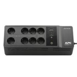 APC Back-UPS BE850G2-RS 850VA/520W, 230V, RJ-45, 1*USB-C, 1*USB-A charging port, 8*Schuko Sockets