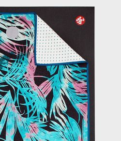 Ковер полотенце для йоги Manduka Towels tropic black