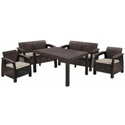 купить Садовая мебель Keter Corfu II Fiesta Brown/Oat (258945) в Кишинёве 