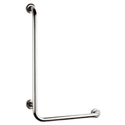 cumpără Accesoriu pentru baie Bisk 04785 Miner unghi L de baie p/u persoane cu dezabilitati PRO 550x550mm, 25mm, inox, crom în Chișinău 