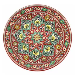 cumpără Farfurie Rishtan Ceramic Lyagan Kora Kalam 42cm, pictata manual, ceramica în Chișinău 