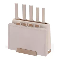 cumpără Set cuțite Maestro MR-1412, set de cutite 5ob.+set tocatoare 4ob., Beige în Chișinău 
