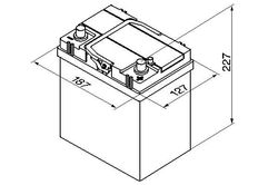 Bosch S4 12V 40Ah 330EN 187x140x227 -/+