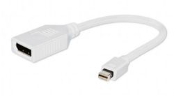Adapter DP F to mini DP M, Cablexpert "A-mDPM-DPF-001-W", White